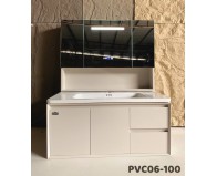 Tủ AKHOA PVC06-100 Màu Kem